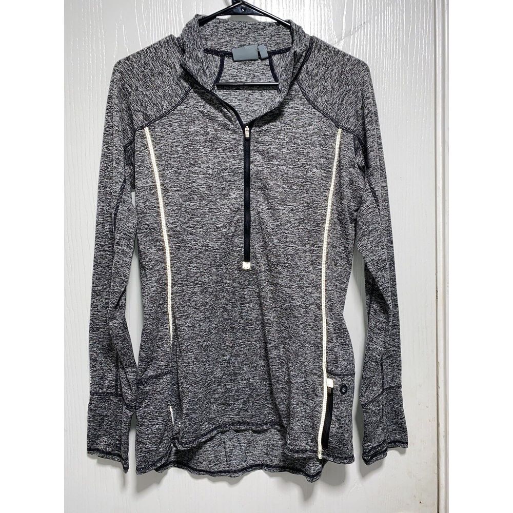 Athleta Womens Hoodie‎ Small Heavenly Hail 1/2 Zip Pullover Medium